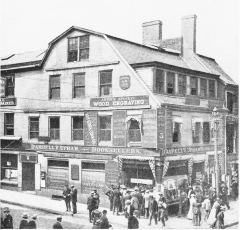 Copyright by Daniel W. Colbath & Co., Boston, 1895. “OLD CORNER BOOKSTORE.”