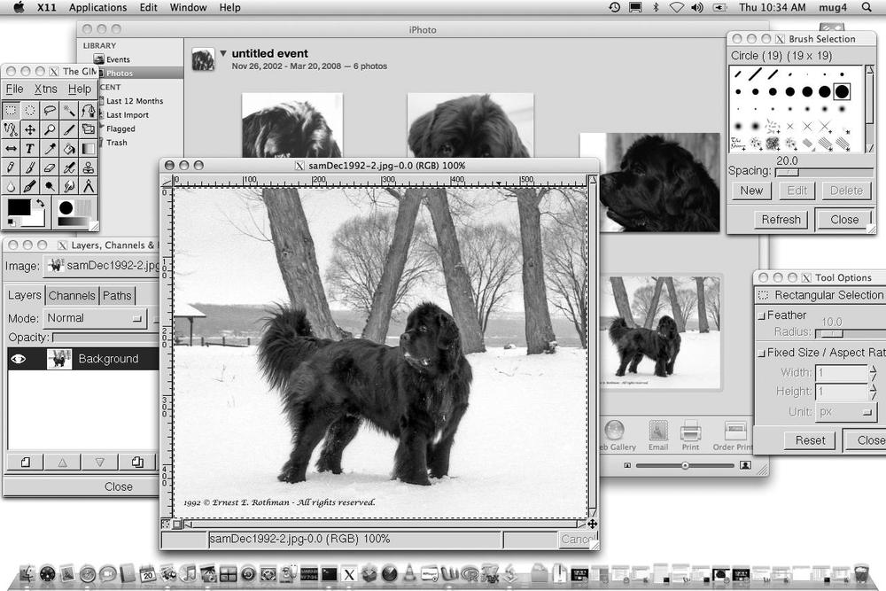 Using GIMP as iPhoto’s default editor