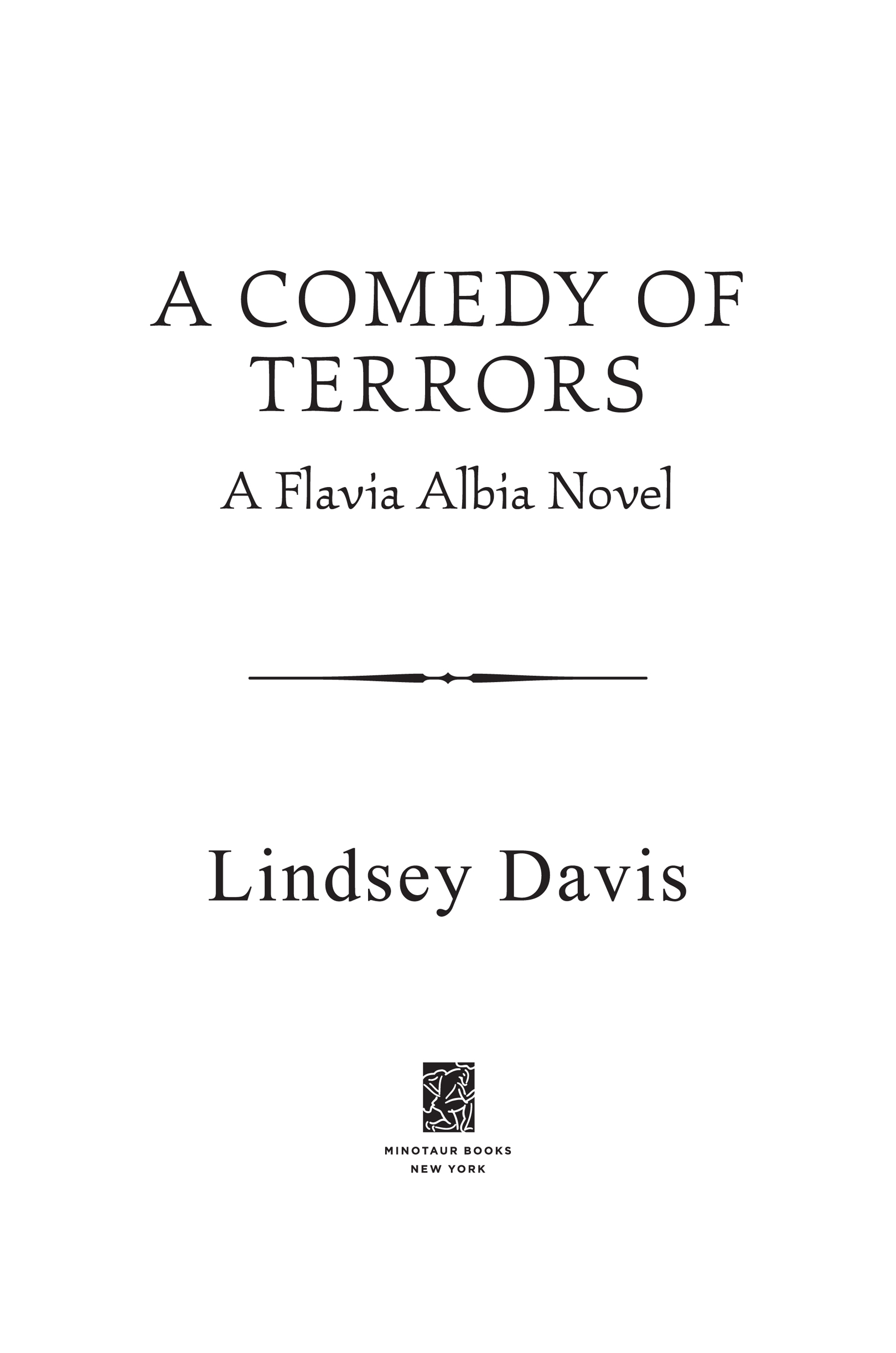 A Comedy of Terrors by Lindsey Davis