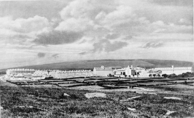 Princetown Prison at Dartmoor The great war prison of Princetown on the wilds of Dartmoor was erected in 1806. The American prisoners were held here, during the War of 1812, and among them was a large contingent of colored men. At this time the prison held war prisoners from many countries, Frenchmen, Spaniards, Portuguese, Italians, Swiss, Germans, Poles, Swedes, Dutchmen, and Orientals. 