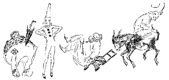 8 Funny Clowns—count them 8 (right)