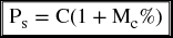 numbered Display Equation