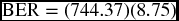 numbered Display Equation