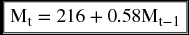 numbered Display Equation