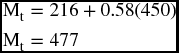 numbered Display Equation