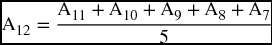 numbered Display Equation