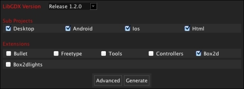 LibGDX with Box2D