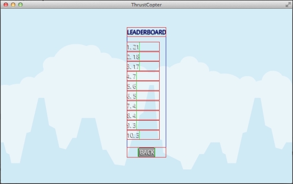 Saving and displaying scores