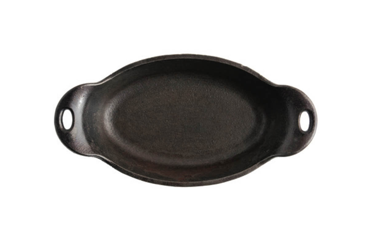 Picture of Cast-Iron Oval Serving Dish.