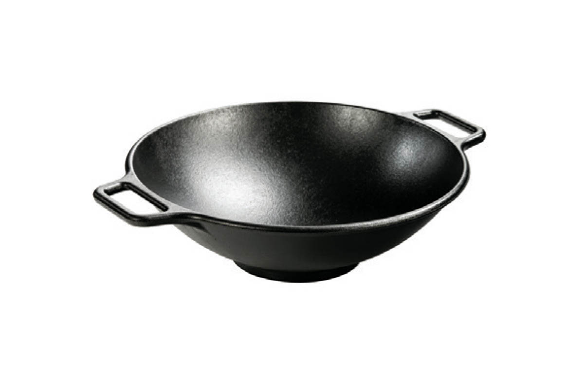 Picture of Cast-Iron wok.