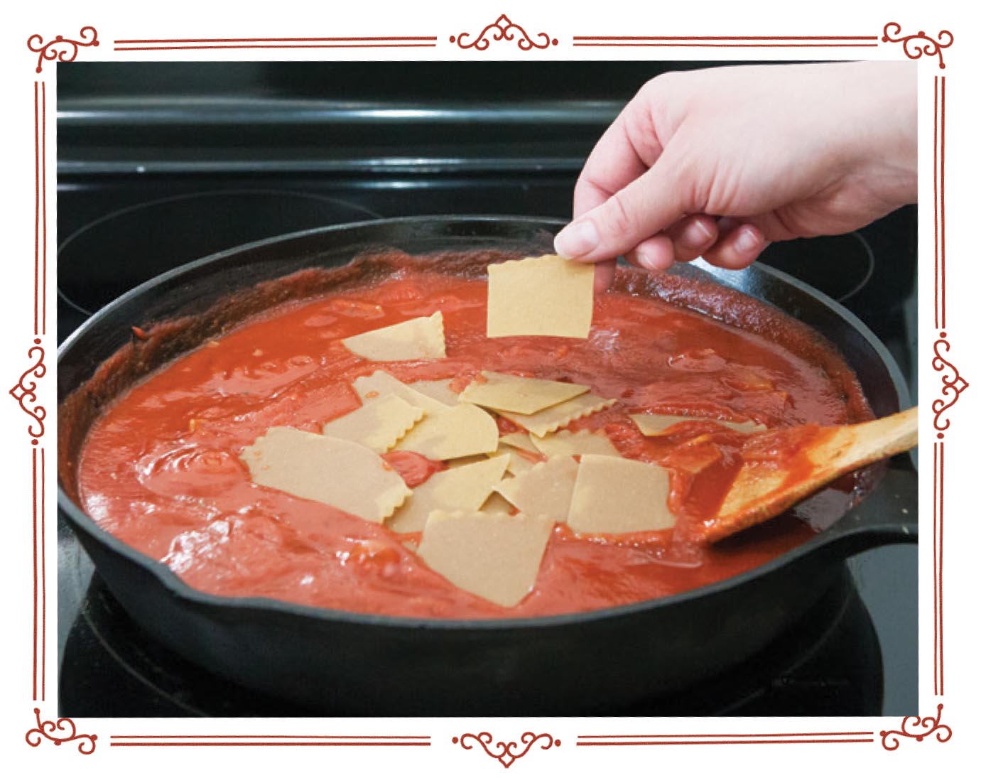 Picture of Easy Skillet Lasagna.