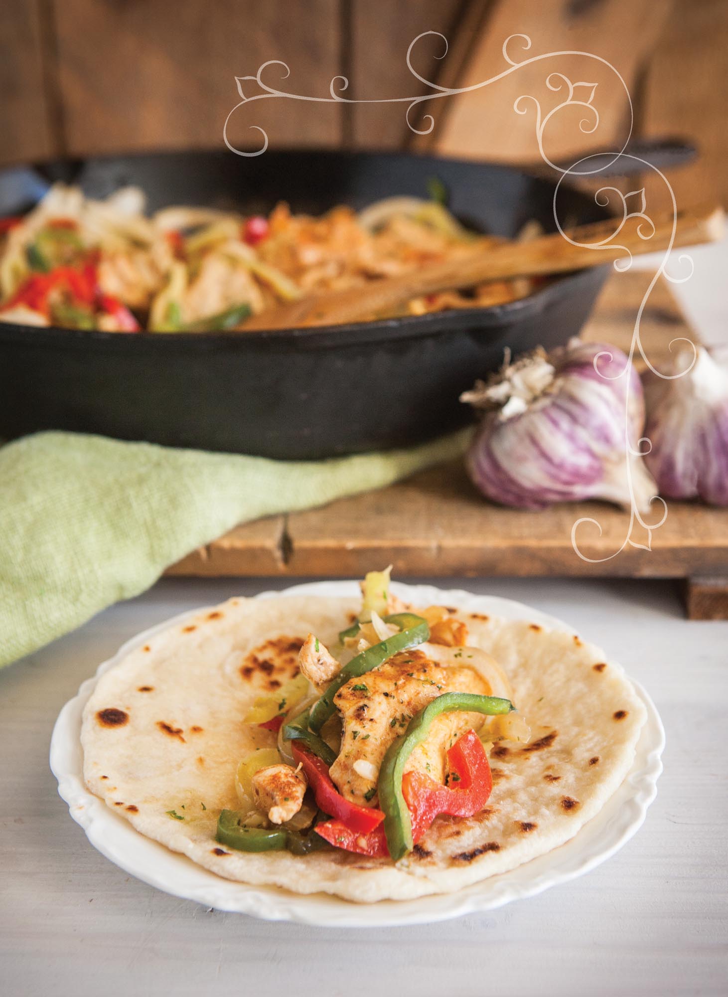 Picture of Chicken Fajitas.