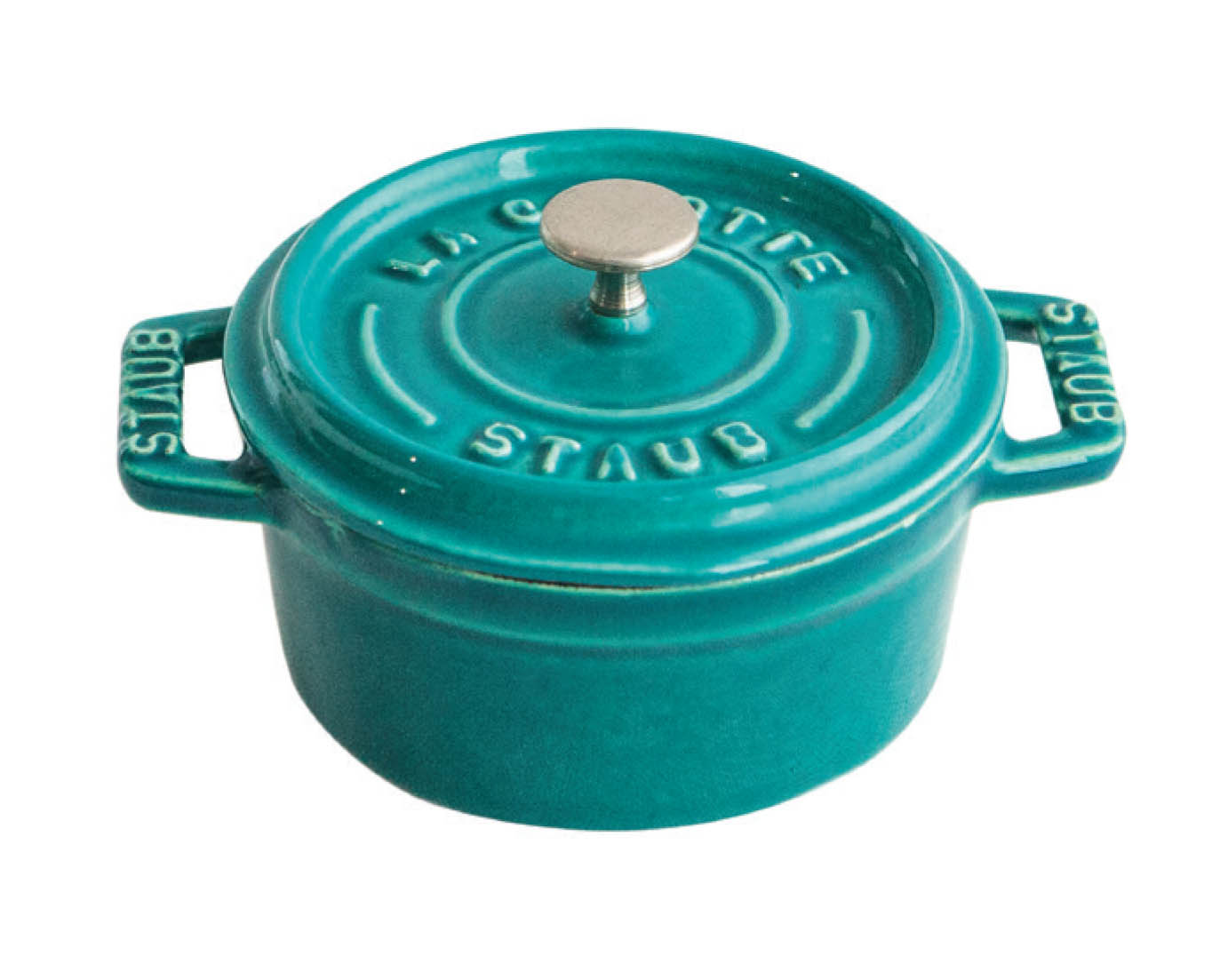 Picture of Enameled Cast-Iron Mini Round Cocotte.