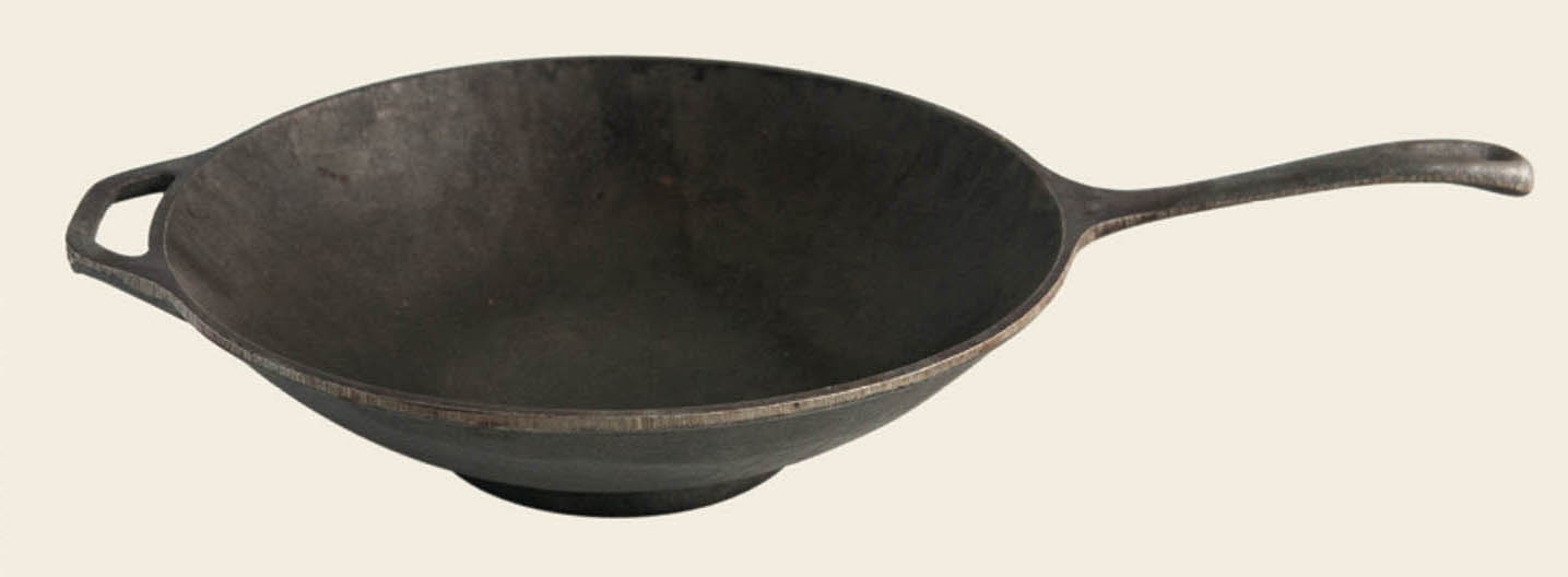 Picture of Vintage Cast Iron Wok.