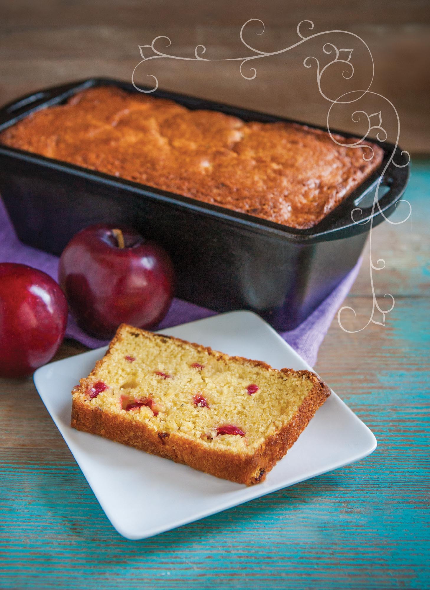 Picture of Plum Pound Cake.