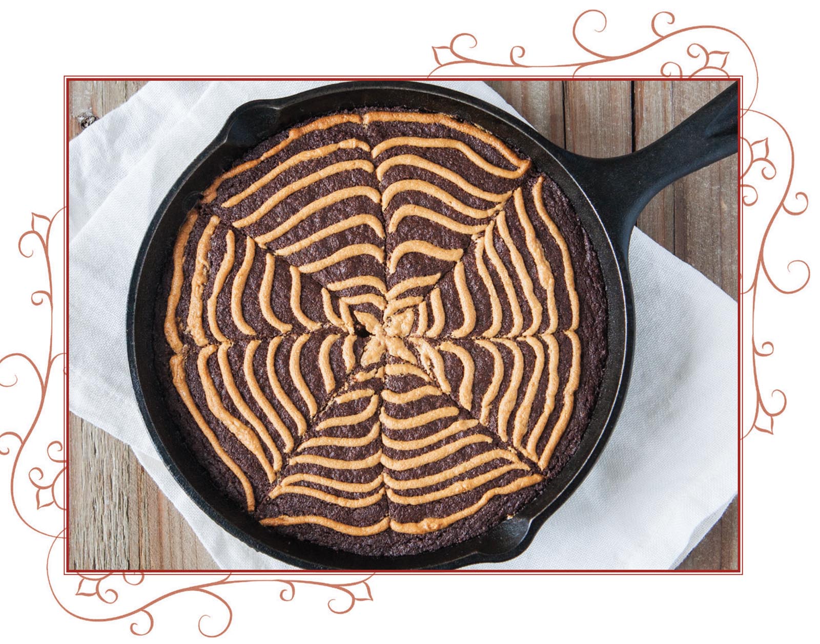 Picture of Peanut-Butter Skillet Brownies.