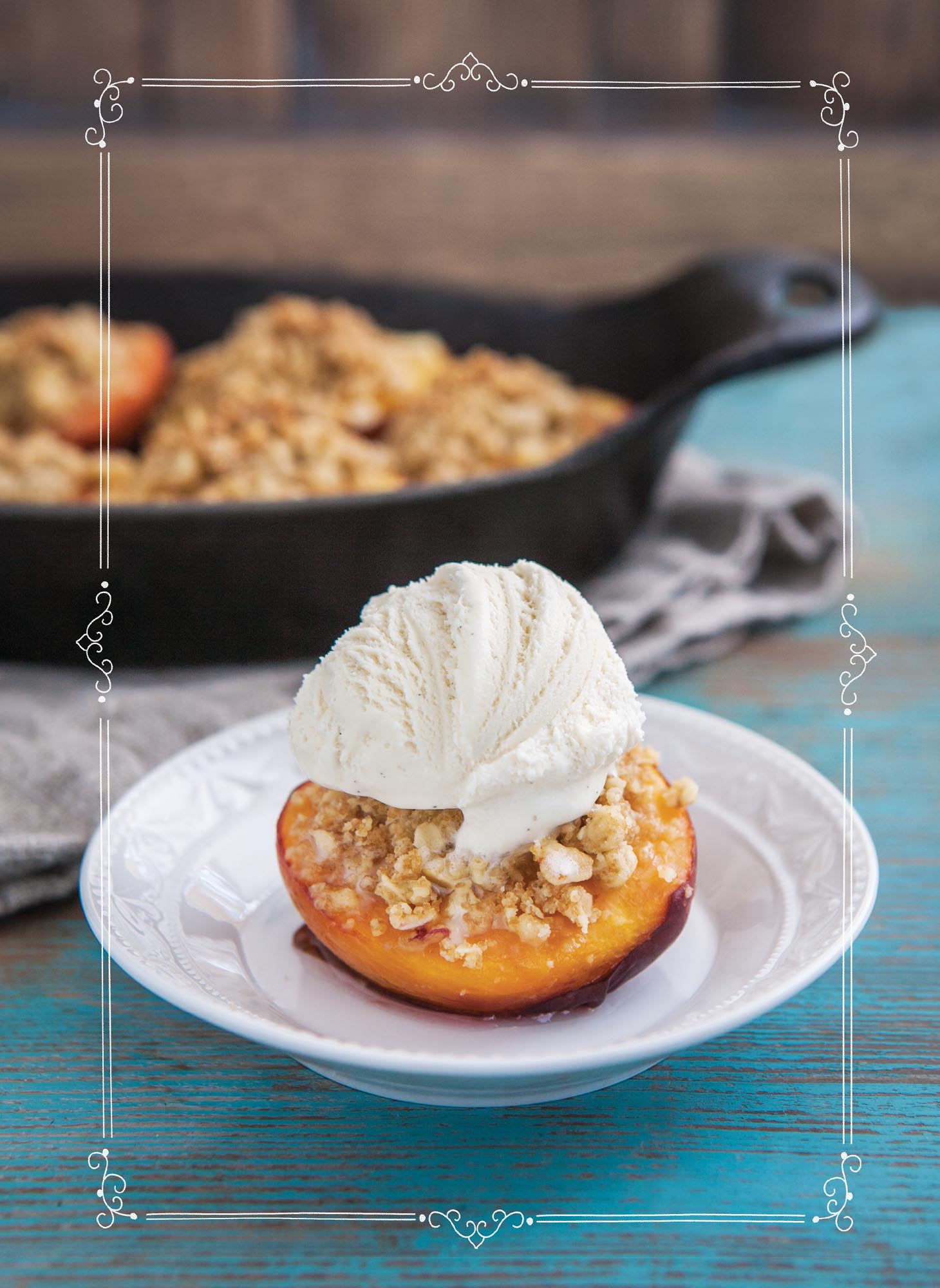 Picture ofBaked Peaches.