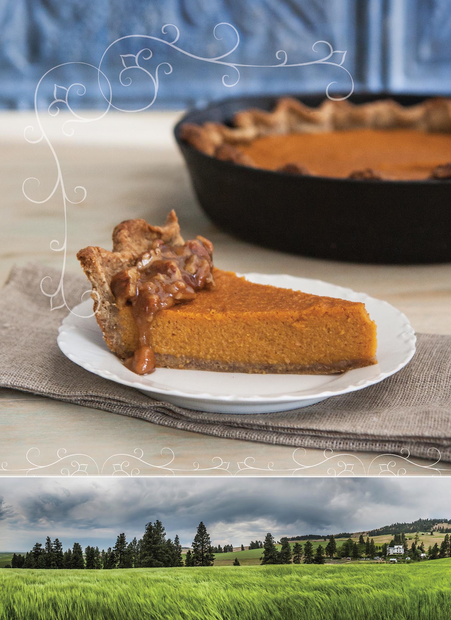 Picture of Pecan Crust Sweet-Potato Pie.