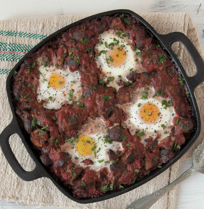 Picture of Mushroom Ragout Breakfast.