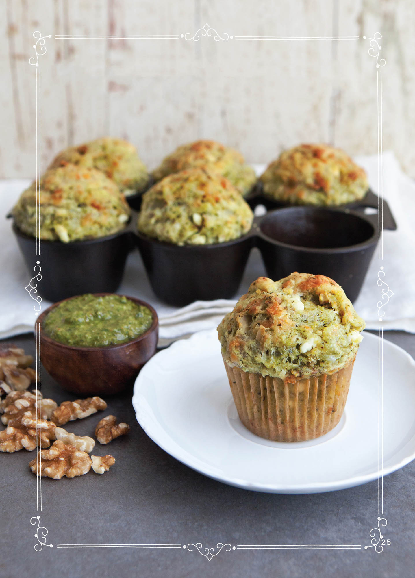 Picture of Pesto Muffins.