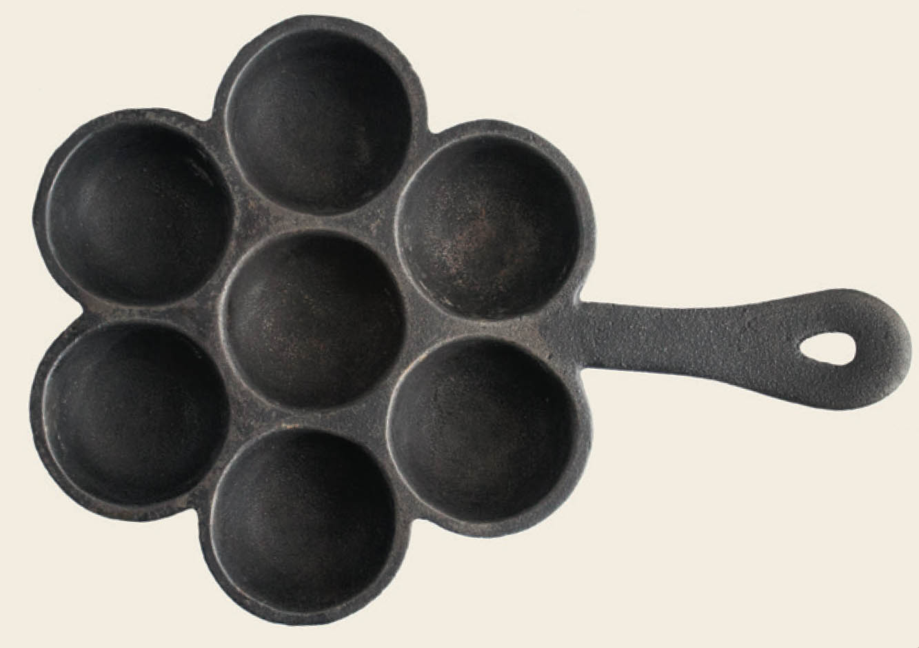 Picture of vintage aebleskiver pan.