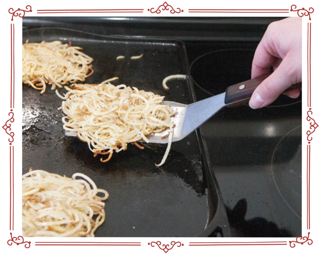 Picture of Hash-brown patties.