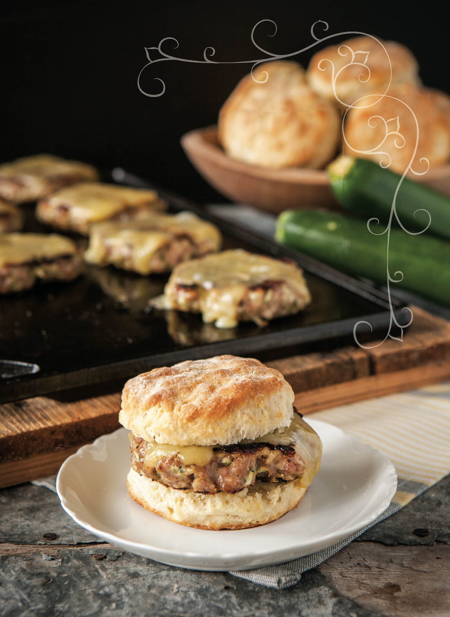 Picture of Sausage, Zucchini & Hash-Brown Biscuits.