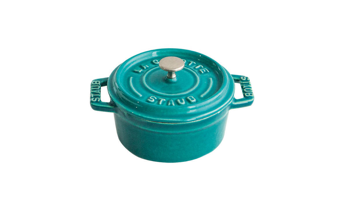 Picture of Enameled Cast-Iron Mini Round Cocotte.