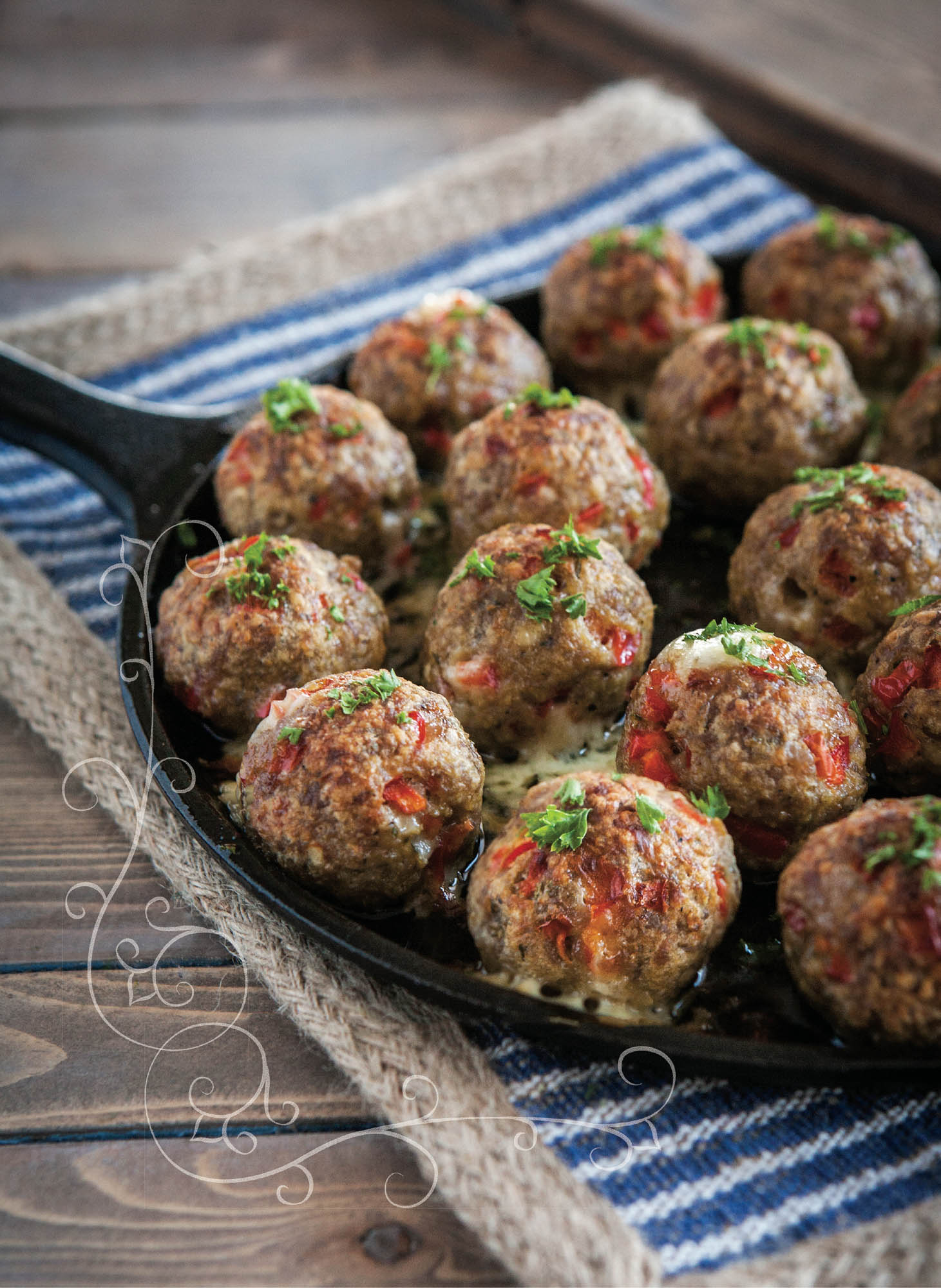 Picture of Sausage & Cheddar Meatballs .