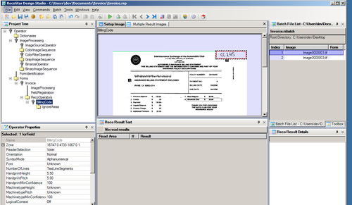 Configure the RecoStar project