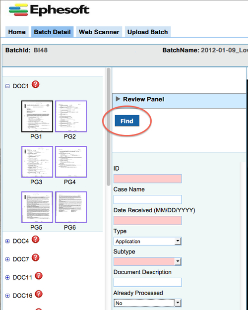 External application integration