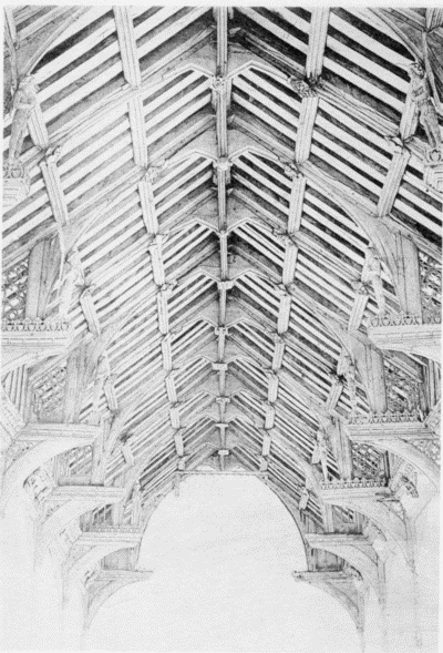 IV.—Nave Roof—Sall Church, Norfolk.