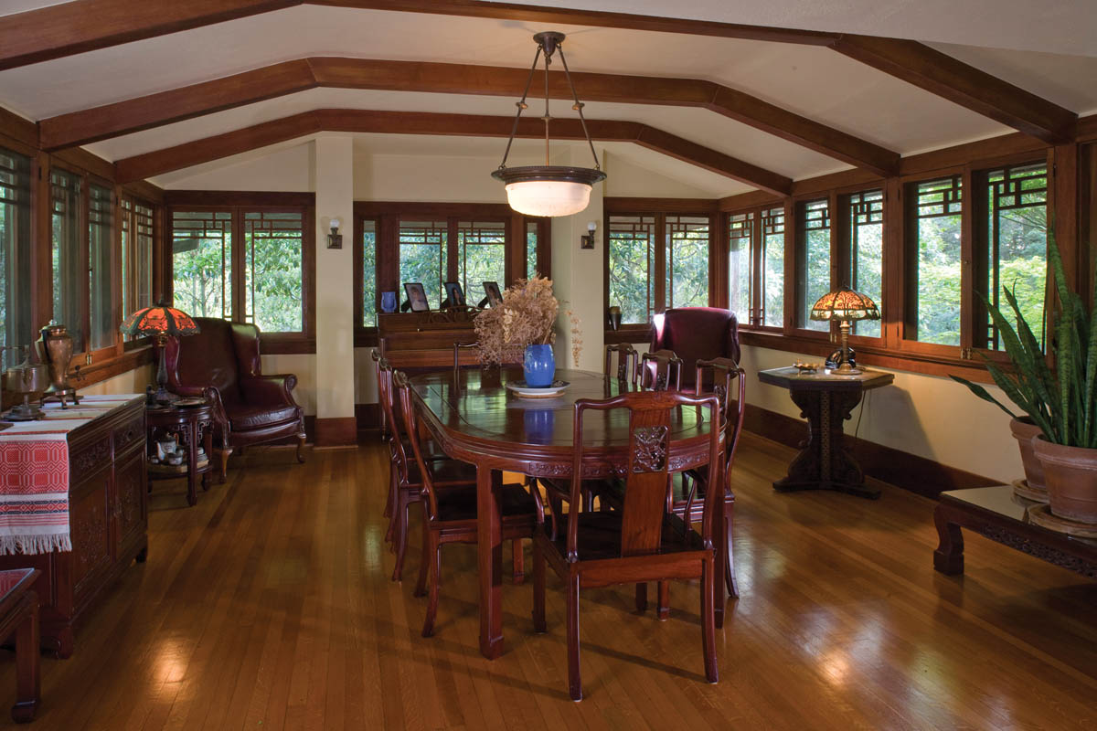 Stewart House, dining room.