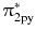 $\uppi^{\ast}_{2\text{py}} $