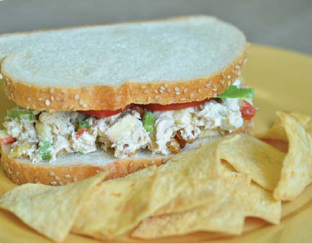 Chicken Salad with Walnuts, Apples, and Celery