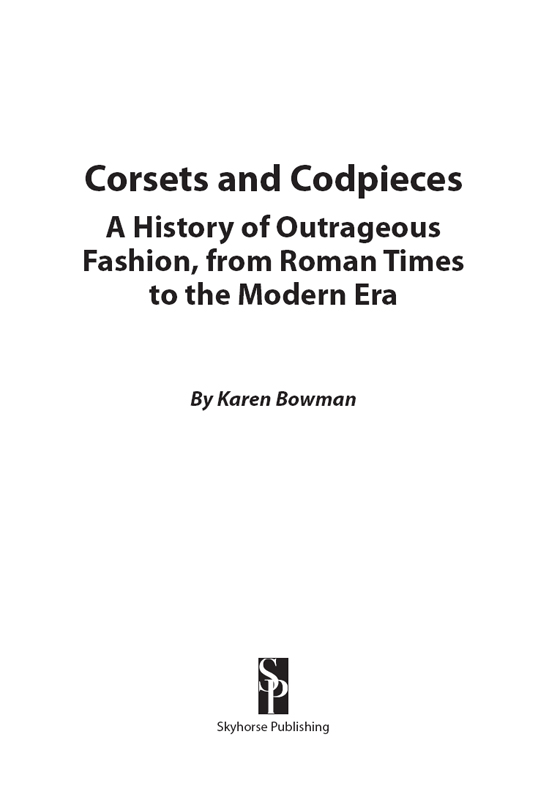 Title Page of Corsets and Codpieces