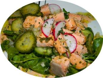 salmon cuc salad