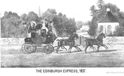 The Edinburgh Express, 1837. After Jason Pollard