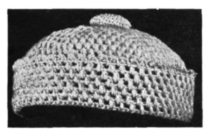 Child's Cap in Bean-Stitch