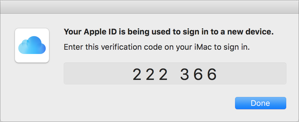 Figure 37: After you click or tap Allow, you see the verification code that you can enter on the device on which you’re signing in.