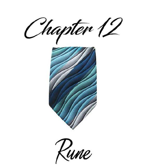 Chapter 12 Rune’s blue ombre wave tie