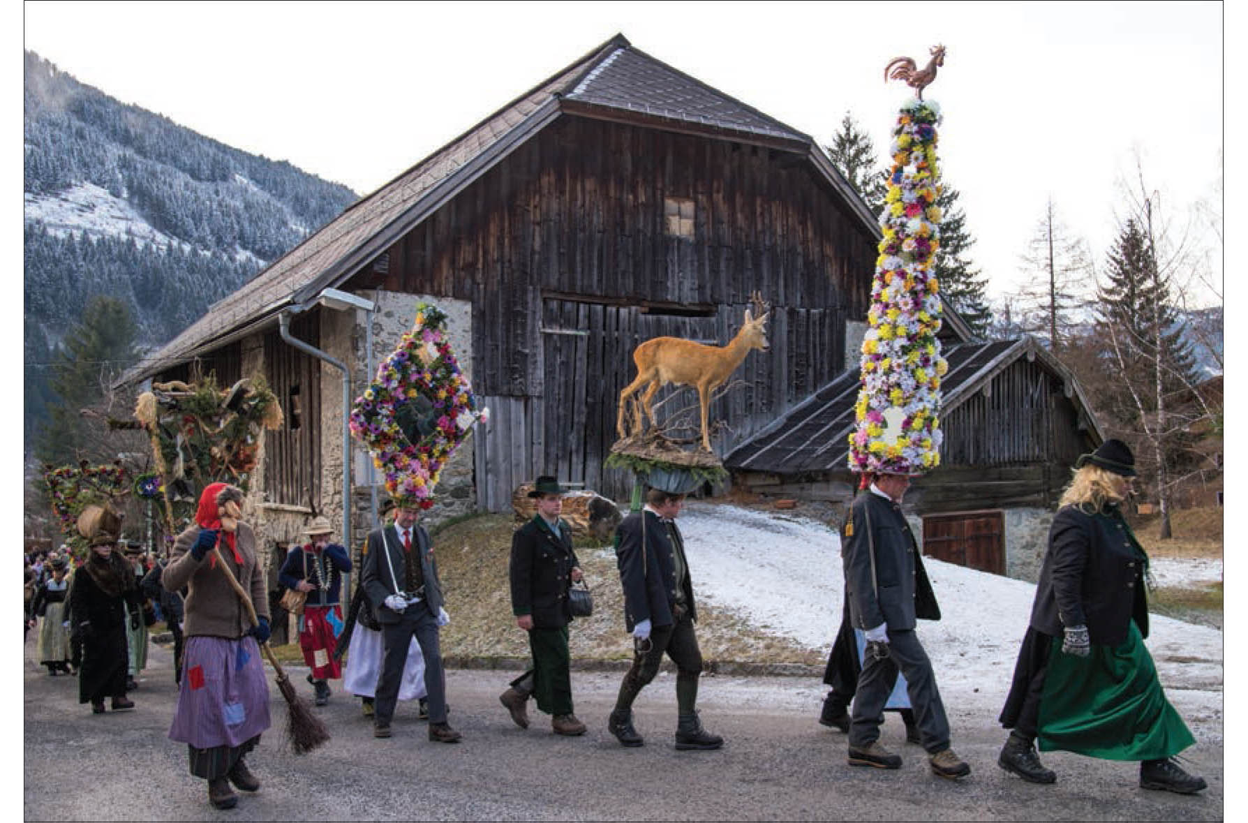 Perchtenlauf, Gastein, Austria. Photo ...