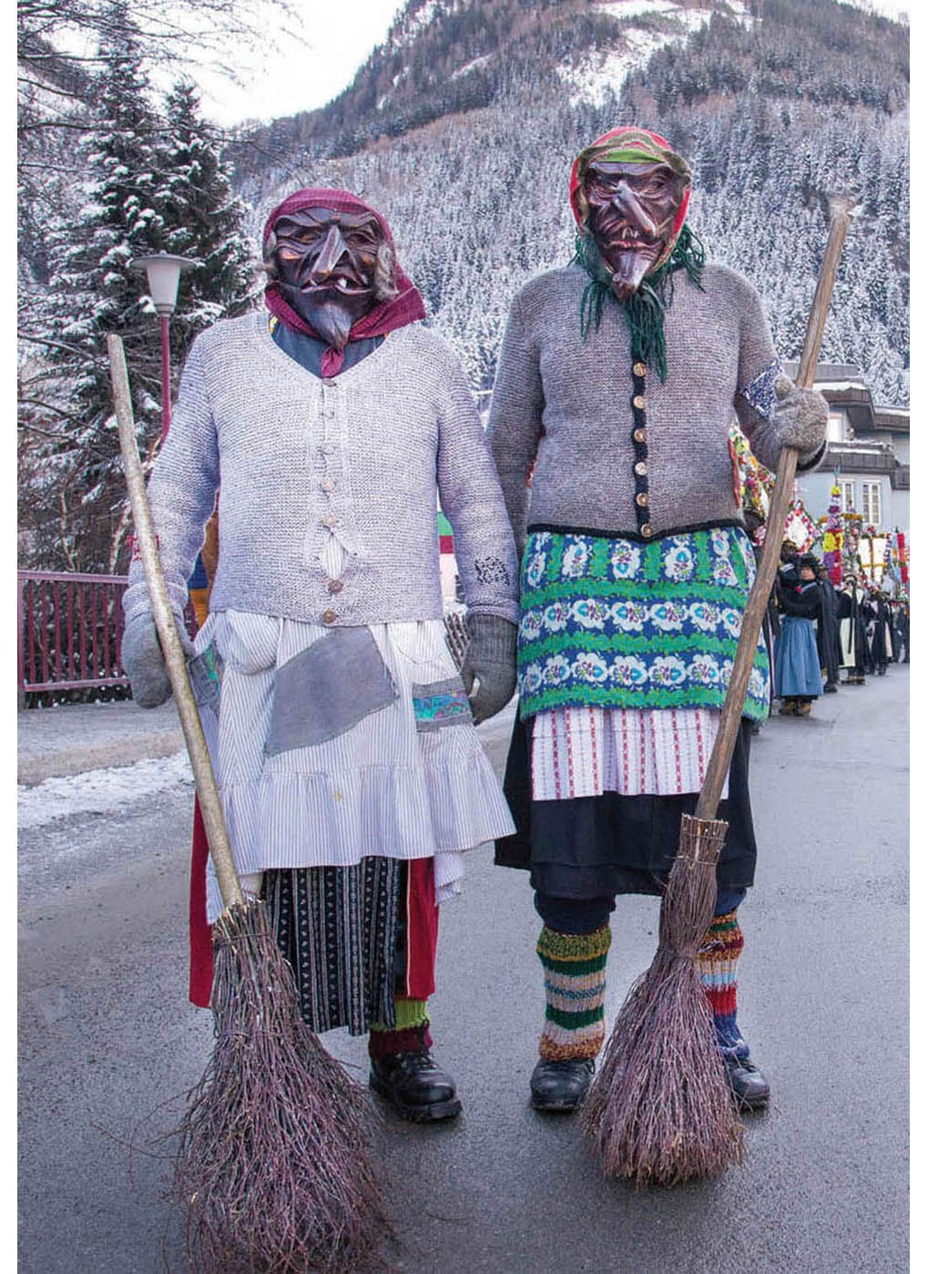 Witches at Gastein Perchtenlauf. ...