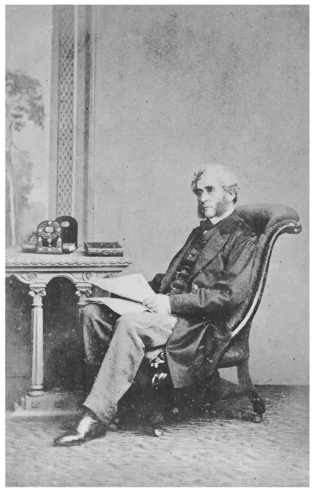 F  3.4. Photograph of John Thurnam (1810–1873). Thurnam was among the very first medical superintendents of an asylum to investigate the behaviors and mental conditions of relatives of his patients. He was also an energetic statistician and advocate for uniform categories. Reprinted from an original in the Borthwick Institute, University of York, RET 1/8/7/12.