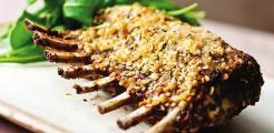 Image result for Roasted Rack of Lamb with Macadamia Crust