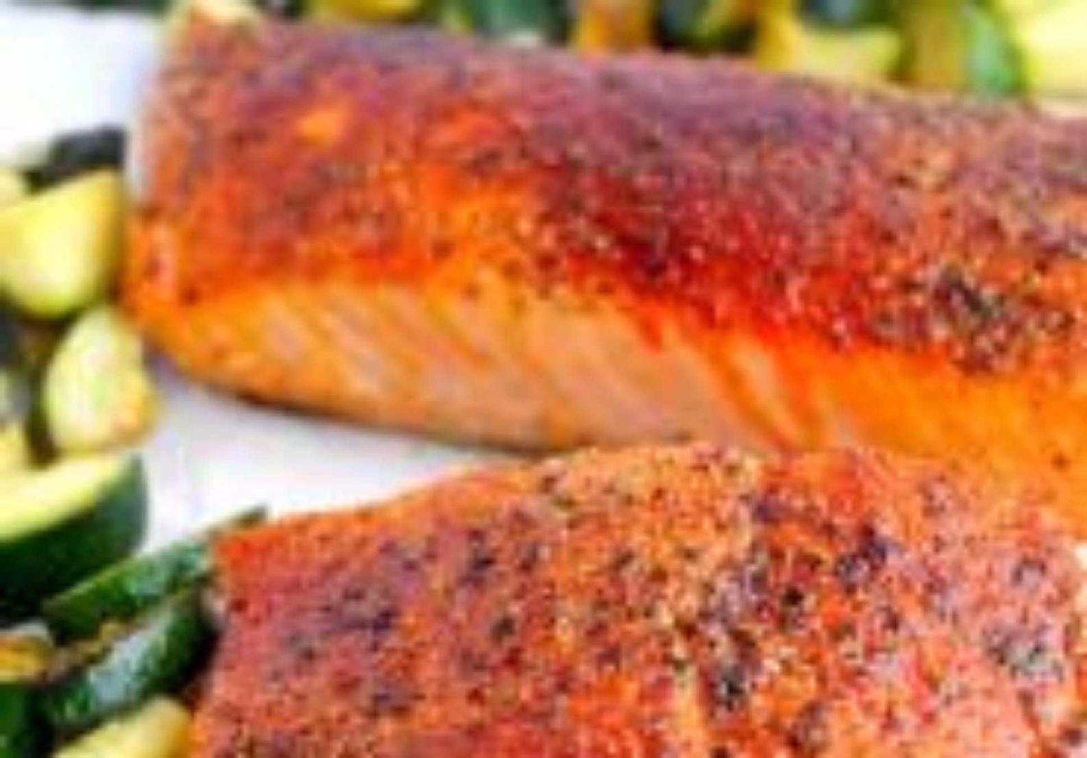 Image result for Air fryer Salmon with Dill Sauce