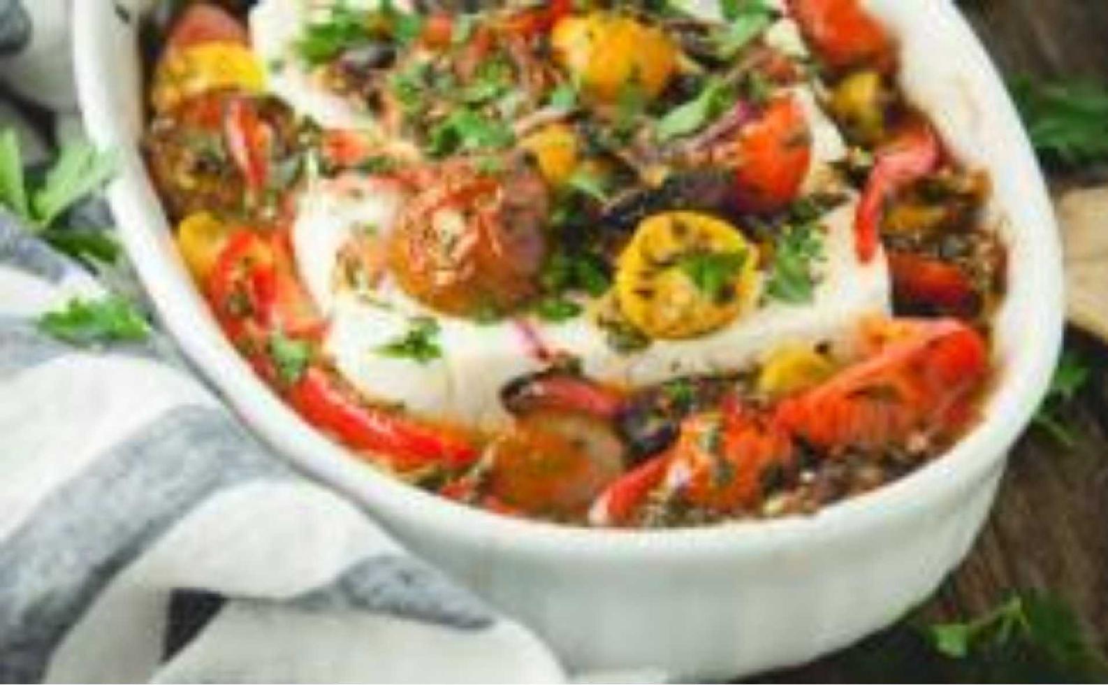 Image result for Roasted Heirloom Tomato with Baked Feta