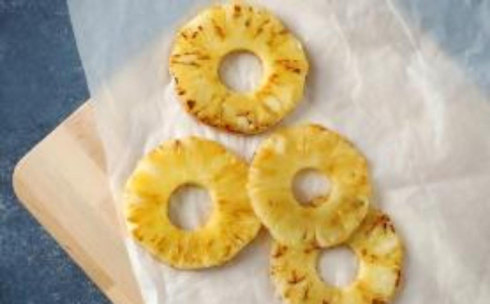 Image result for Air-Fryer Pineapple with Vanilla Zest