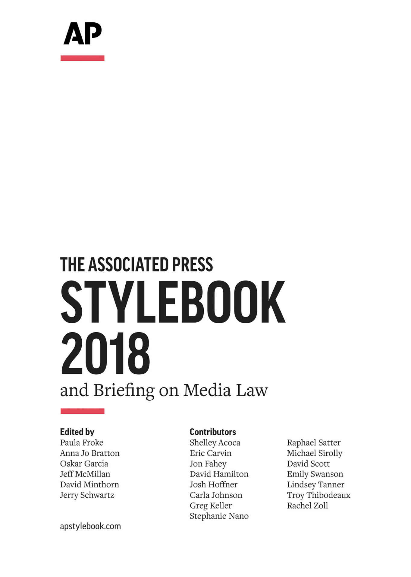 2018 AP Stylebook