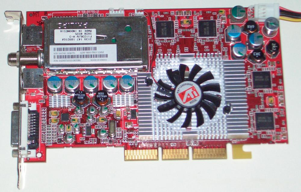 ATI All-In-Wonder 9800 Pro, a typical expansion card